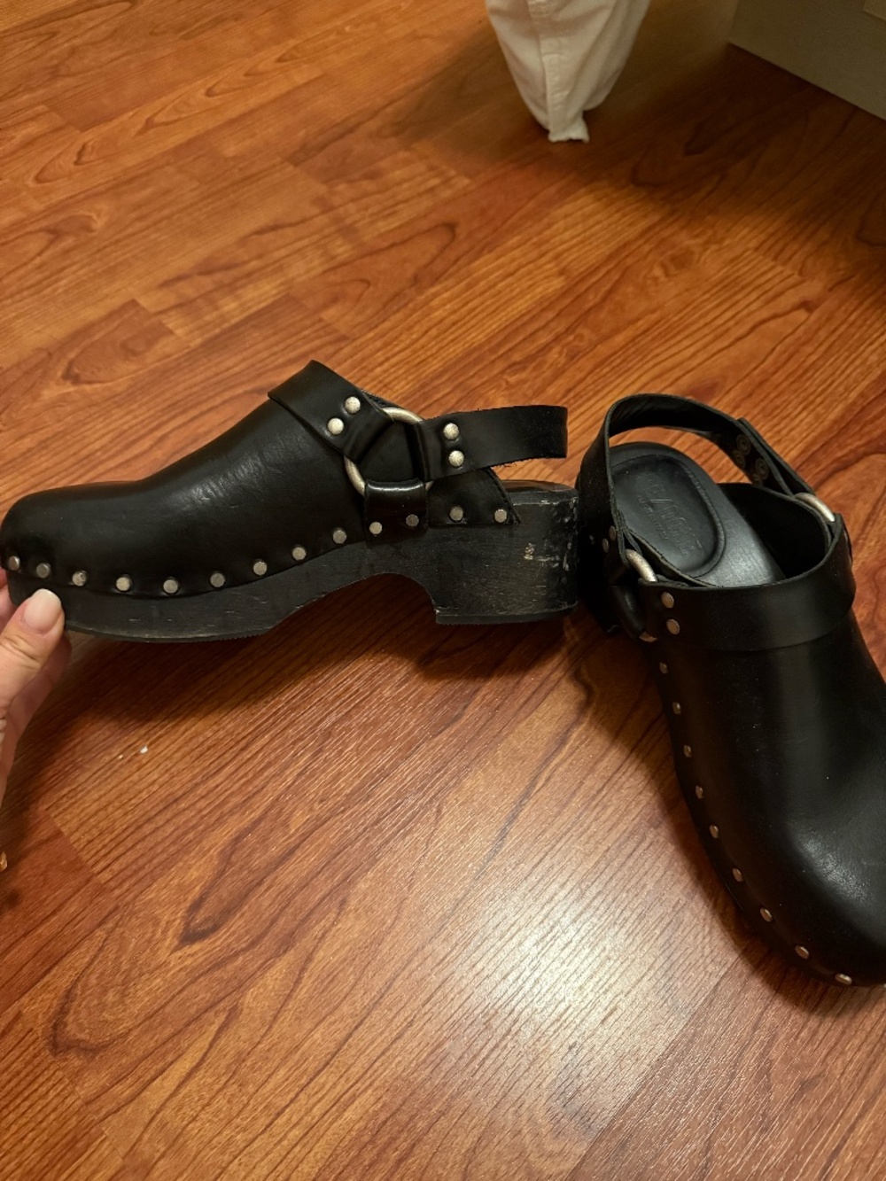 RE/DONE 70s Studded Slingback Clog Black - Picture 4 of 9